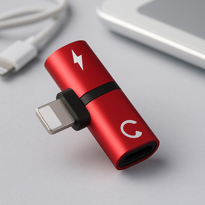 2-in-1 iPhone Audio & Charging Adapter