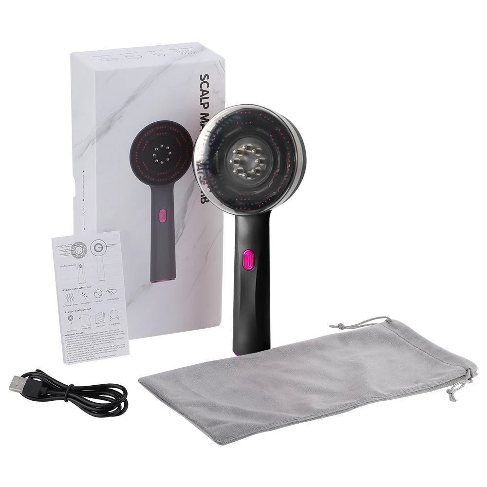 Electric Scalp Massage Comb Red Light