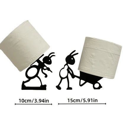 Minimalist Animal Tissue Holder – Bathroom Paper Roll Organizer