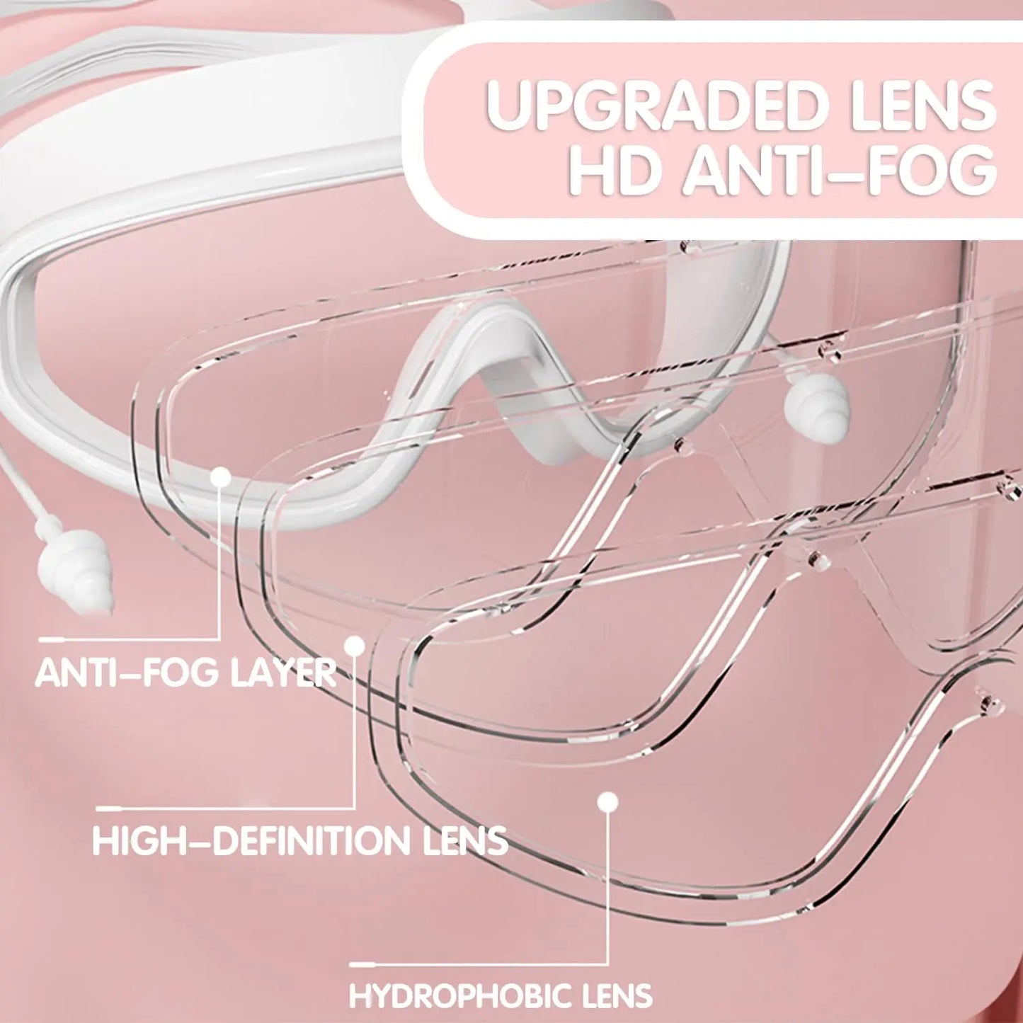 👉 Kids Anti-Fog Swimming Goggles – Wide View Waterproof Swim Goggles