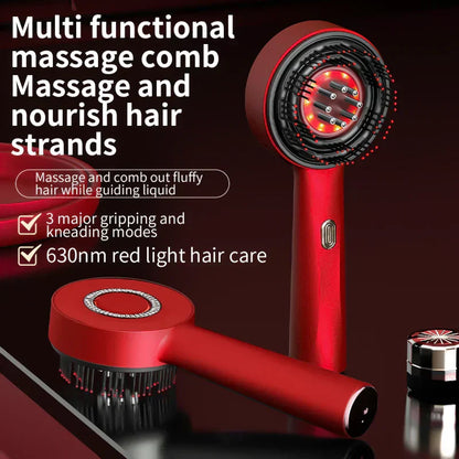 Electric Scalp Massage Comb Red Light