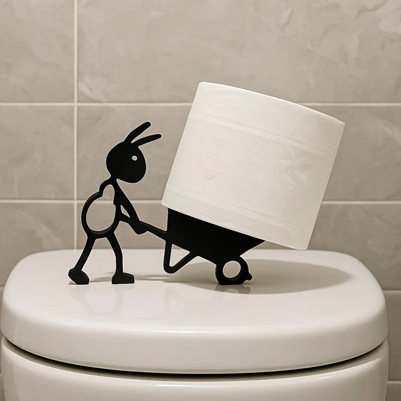 Minimalist Animal Tissue Holder – Bathroom Paper Roll Organizer