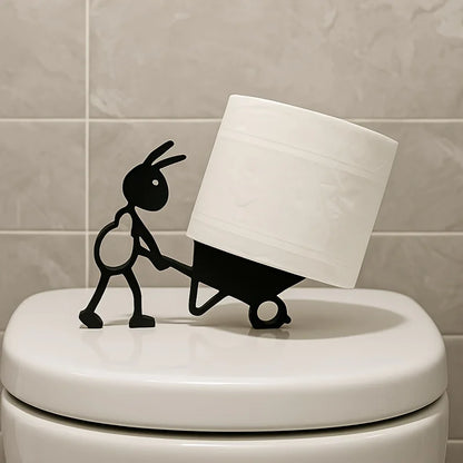 Minimalist Animal Tissue Holder – Bathroom Paper Roll Organizer