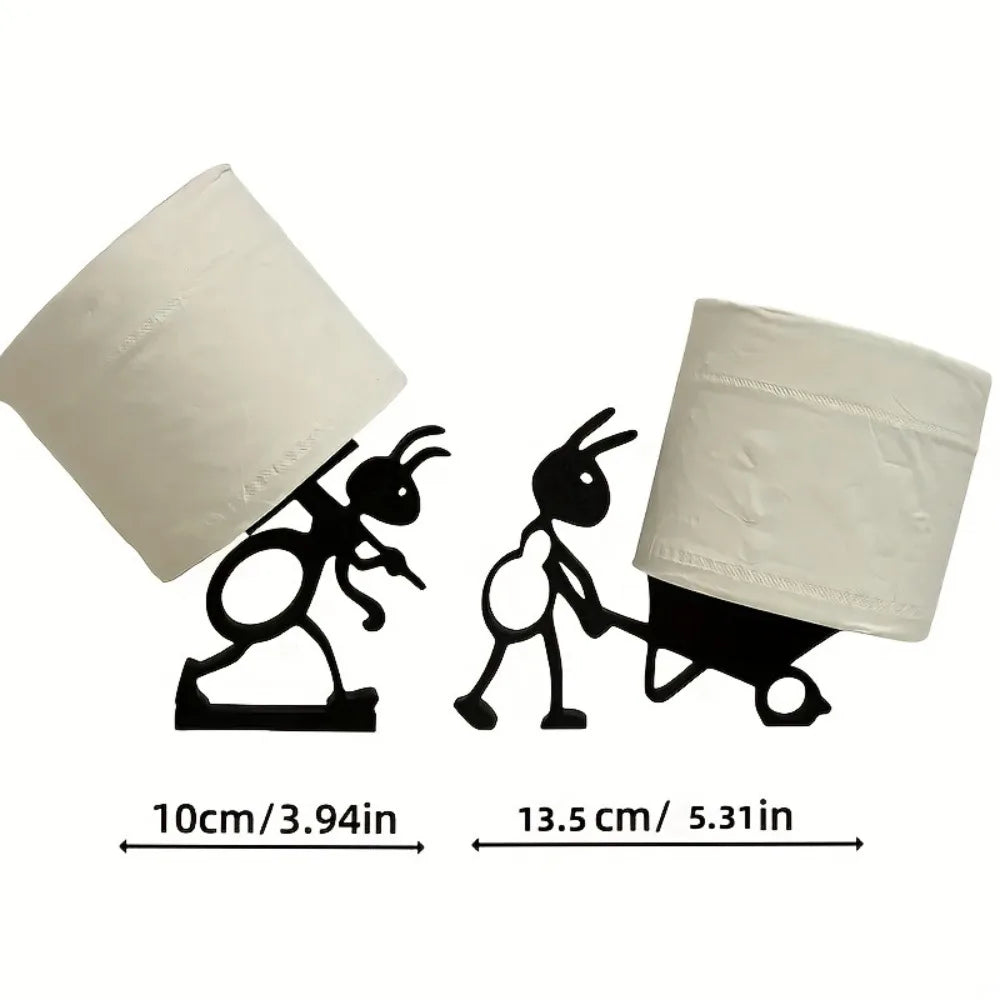 Minimalist Animal Tissue Holder – Bathroom Paper Roll Organizer