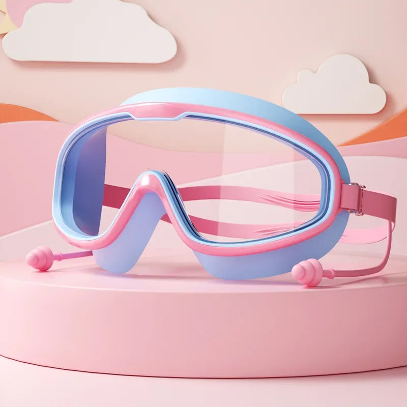 👉 Kids Anti-Fog Swimming Goggles – Wide View Waterproof Swim Goggles
