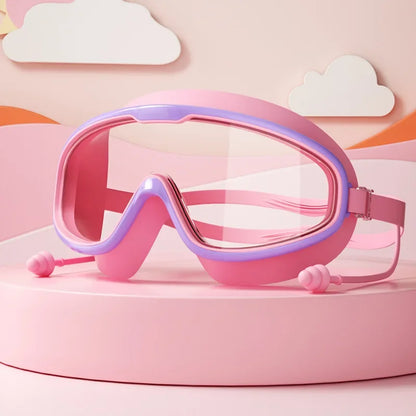 👉 Kids Anti-Fog Swimming Goggles – Wide View Waterproof Swim Goggles