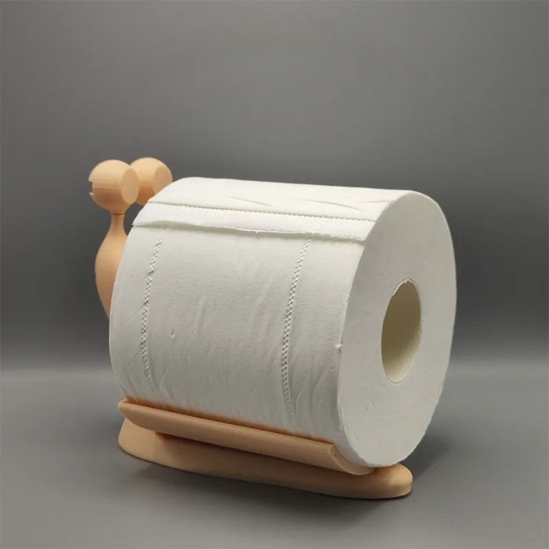 Animal Snail Toilet Paper Holder – Freestanding Bathroom Tissue Rack