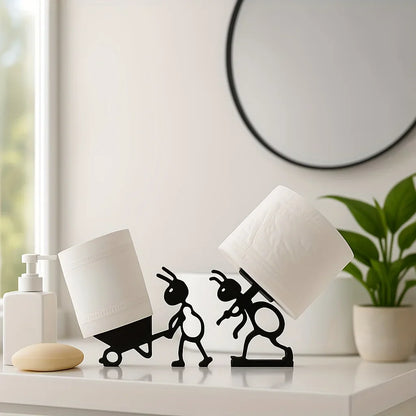 Minimalist Animal Tissue Holder – Bathroom Paper Roll Organizer