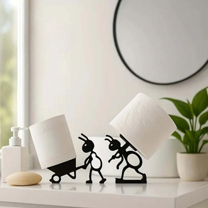Minimalist Animal Tissue Holder – Bathroom Paper Roll Organizer