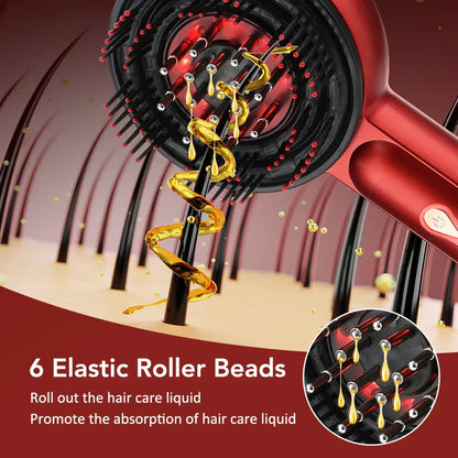 Electric Scalp Massage Comb Red Light