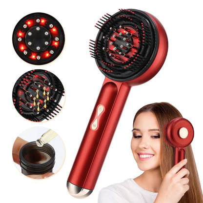 Electric Scalp Massage Comb Red Light