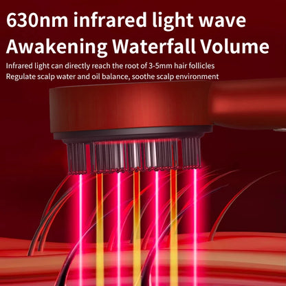 Electric Scalp Massage Comb Red Light