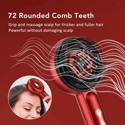 Electric Scalp Massage Comb Red Light