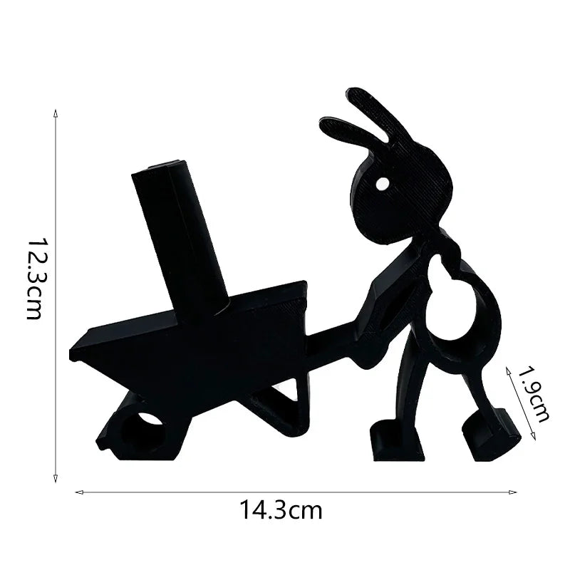 Minimalist Animal Tissue Holder – Bathroom Paper Roll Organizer
