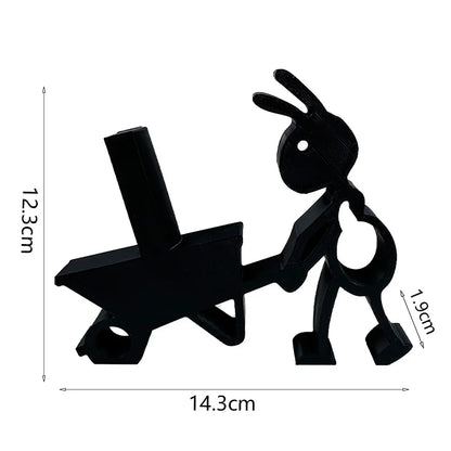 Minimalist Animal Tissue Holder – Bathroom Paper Roll Organizer