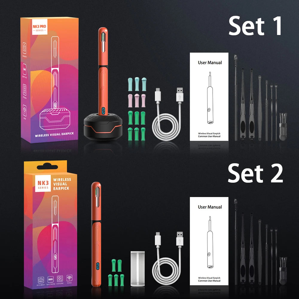 Pro Wireless Visual Ear Cleaner with HD Camera
