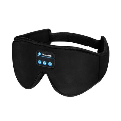3D Eye Mask Music Play Sleeping Headphones with Built-In HD Speaker Mask for Sleep Headphones Bluetooth